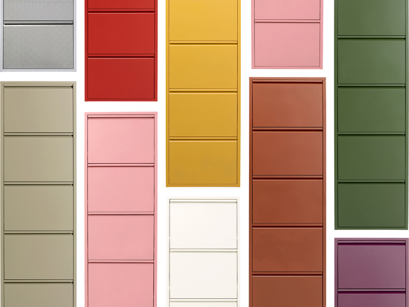 Colorful Shoe Rack