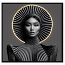 Picture Muse Geometry LED 100x100cm